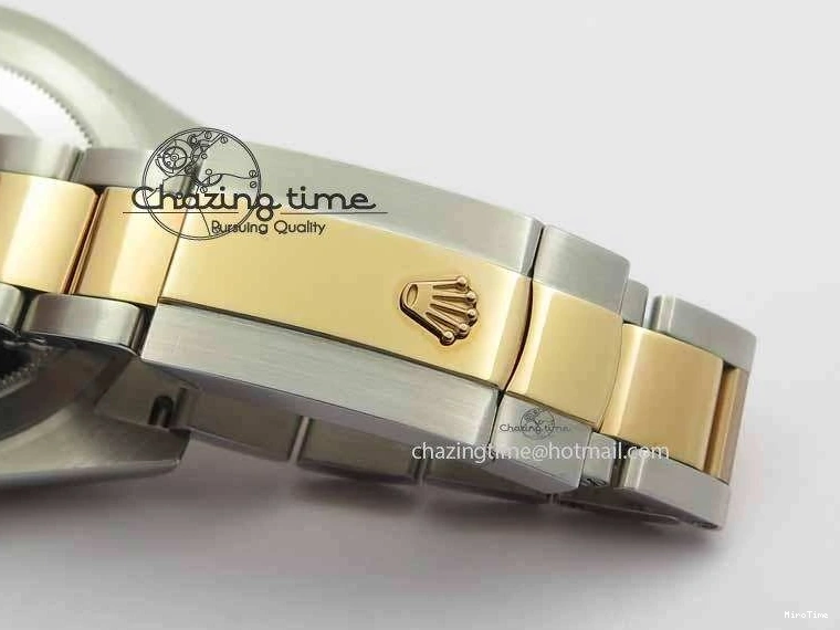 MiroTime 1218 Sleek DateJust II 41mm SS RG BP Maker Best Edition RG Roman Dial On SS RG Bracelet SA 3711